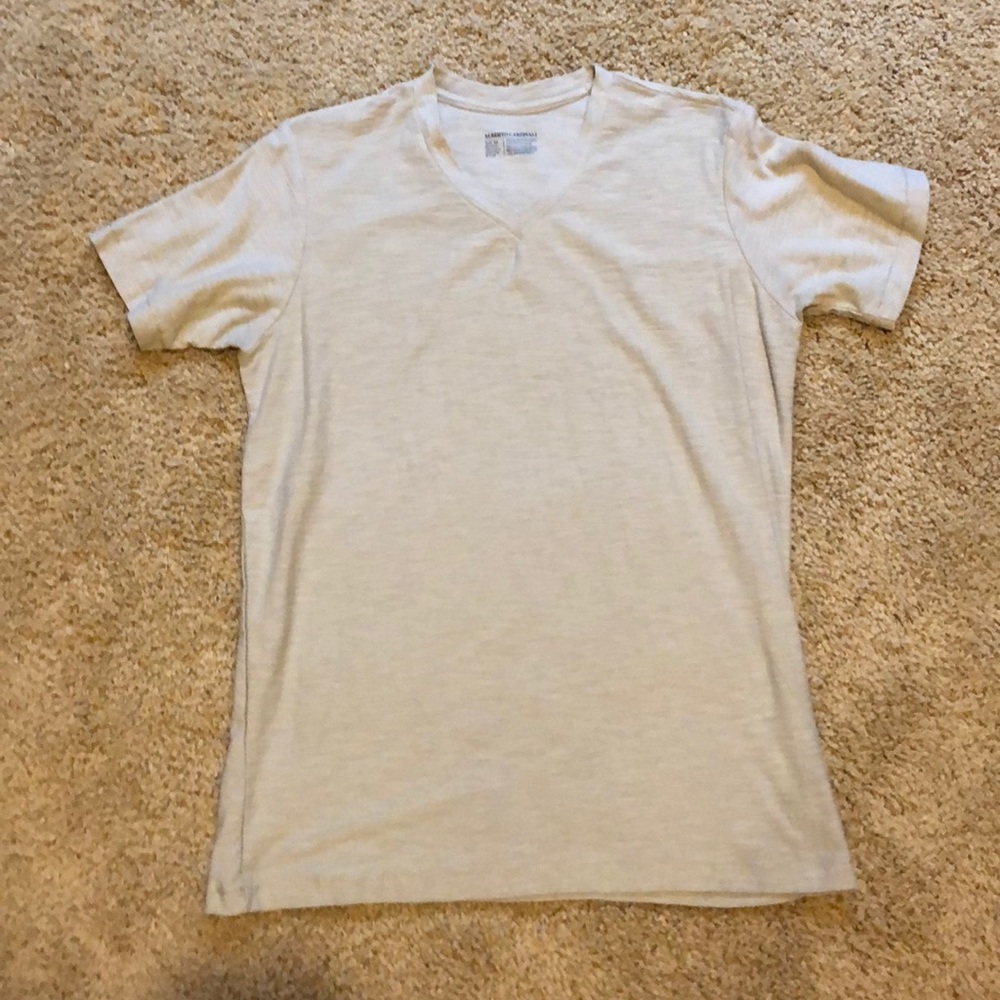 Beige Textured T-Shirt